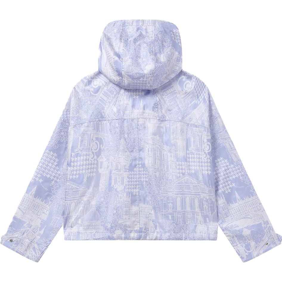 (Women) FILA Printed Loose-Fit Hooded Woven Casual Jacket Autumn Style Retro F11W338702FZA 圖 3