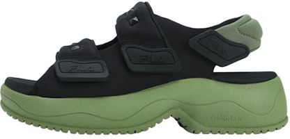 (W) Sandalias FILA Puff 'Negro Verde' F12W321401FBO Buy (W) Sandalias FILA Puff 'Negro Verde' F12W321401FBO
