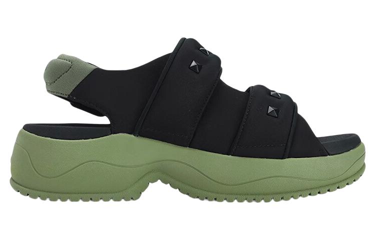 Order FILA斐樂 PUFF 防滑 耐磨 回彈 運動涼鞋 女款 橄欖石色