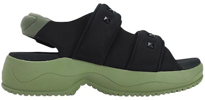 (W) Sandalias FILA Puff 'Negro Verde' F12W321401FBO Order (W) Sandalias FILA Puff 'Negro Verde' F12W321401FBO