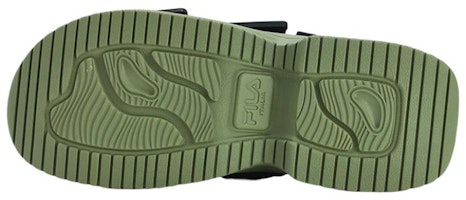 (W) Sandalias FILA Puff 'Negro Verde' F12W321401FBO Shop (W) Sandalias FILA Puff 'Negro Verde' F12W321401FBO