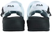 Lookbook (W) FILA白黑色绒面凉鞋 F12W321401FWA