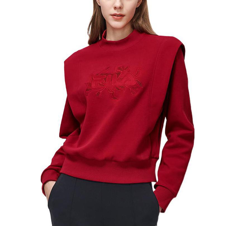 Purchase (W) FILA 刺繡Logo熱紅色套頭長袖運動衫 F11W318204FRD
