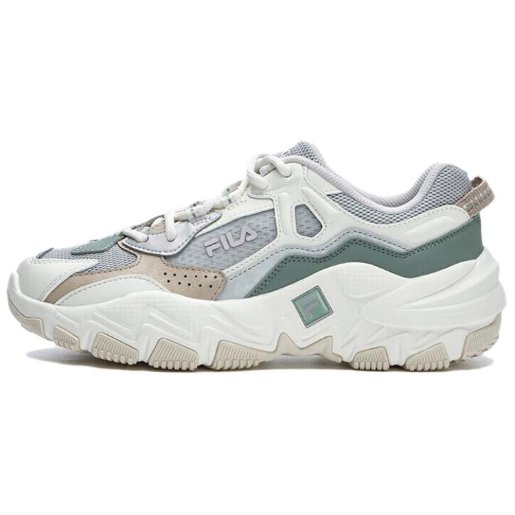(Women) FILA Ravagement 2 Casual Low-Top Shoes Gray White Comfortable Durable F52W422105FLS