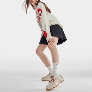 (W) フィラ レイバージメント2 CNY (白/オレンジ) F12W312115FBO Sizing (W) フィラ レイバージメント2 CNY (白/オレンジ) F12W312115FBO