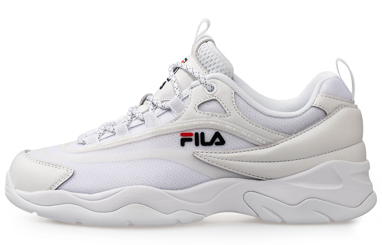 (W) FILA Ray Low-top Retro Running Shoes White