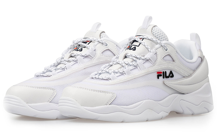 (W) FILA Ray Low-top Retro Running Shoes White 圖 3