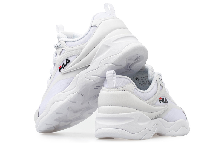 (W) FILA Ray Low-top Retro Running Shoes White 圖 4