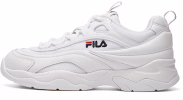 (Women) FILA Ray Low Running Shoes White F52W041103FWT (Women) FILA Ray Low Running Shoes White F52W041103FWT