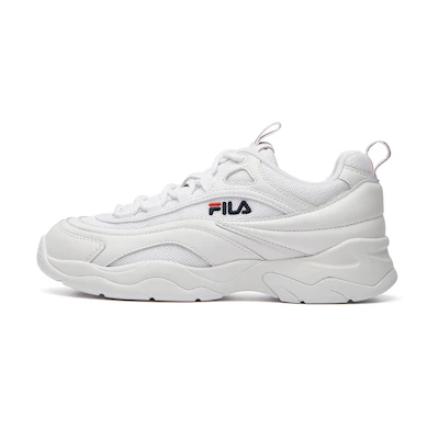 (W) FILA Ray Low Running Shoes White