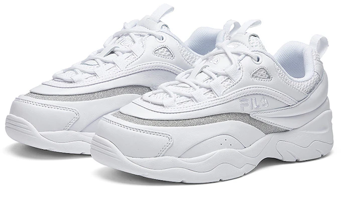 (Women) FILA Ray Low 'White Grey' F12W011105FWT Lookbook (Women) FILA Ray Low 'White Grey' F12W011105FWT