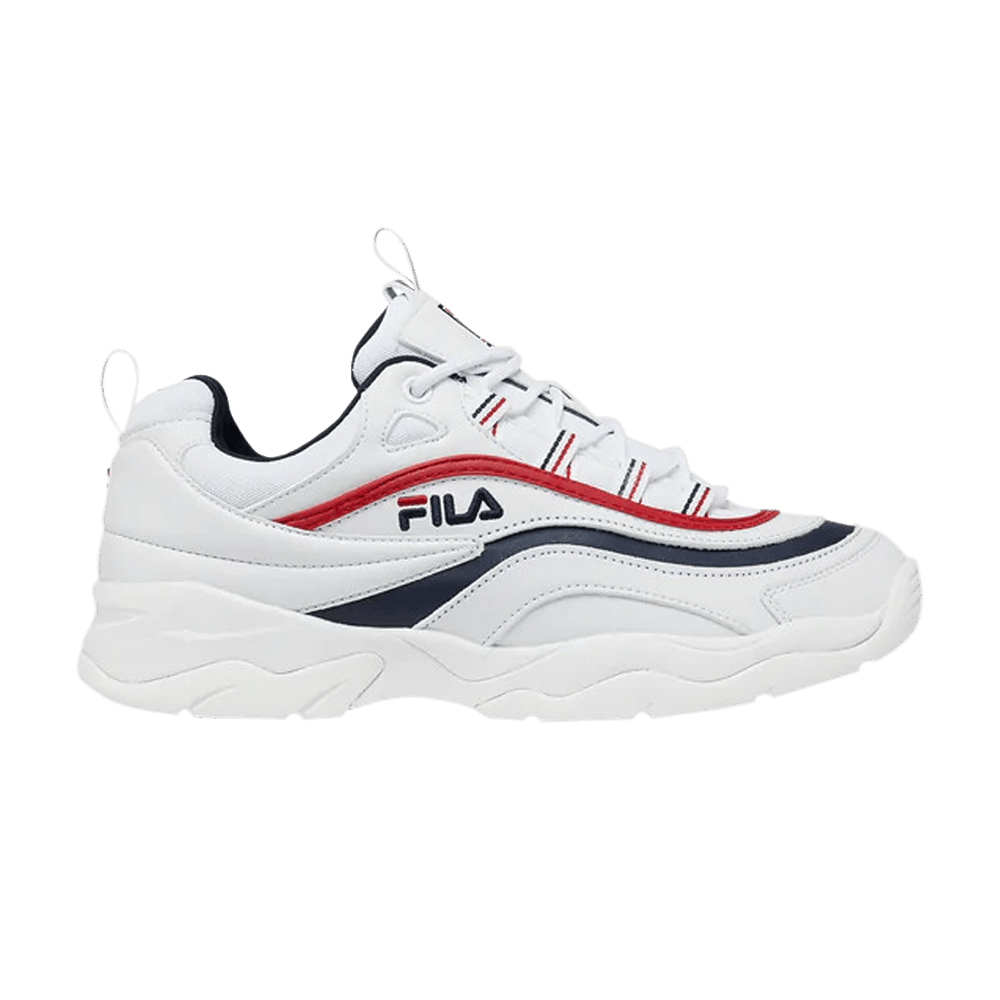 (Women) FILA Ray Low 'White Navy Red'  1010562-150