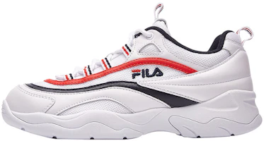 (Women) FILA Ray Low 'White Red' F12W921120FWR (Women) FILA Ray Low 'White Red' F12W921120FWR