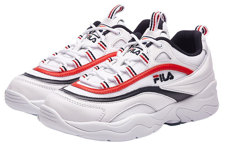 Shop (Women) FILA Ray Low 'White Red' F12W921120FWR