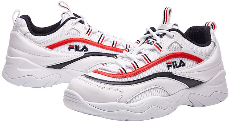 (Women) FILA Ray Low 'White Red' F12W921120FWR Purchase (Women) FILA Ray Low 'White Red' F12W921120FWR