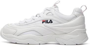 (Women) FILA Ray Low Running Shoes White F52W041103FWT (Women) FILA Ray Low Running Shoes White F52W041103FWT