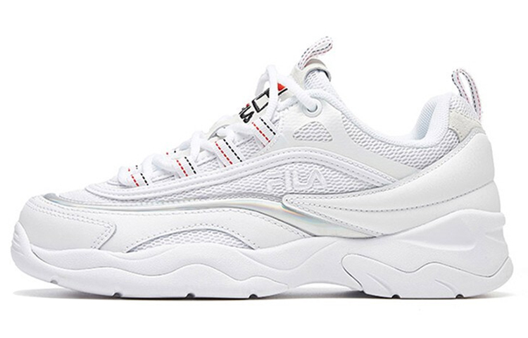 (Women) FILA Ray Retro Running Shoes For Group White F12W021101FWT