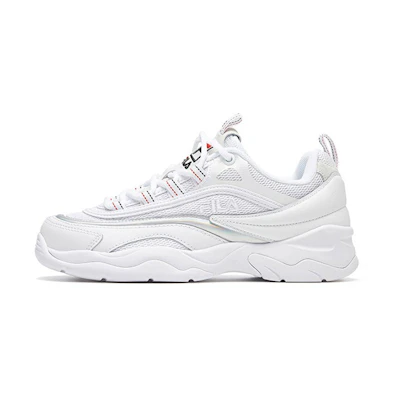 (W) FILA Ray Retro Running Shoes For Group White