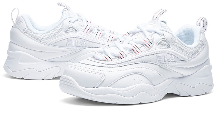 (W) FILAレイ レトロ ロー "ホワイト" F12W011104FWT Lookbook (W) FILAレイ レトロ ロー "ホワイト" F12W011104FWT