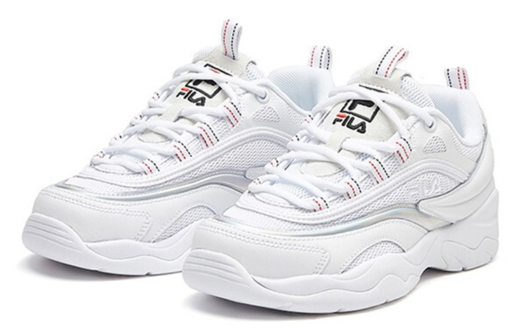 Lookbook (W) FILA Ray Retro Hardloopschoenen Voor Groep Wit F12W021101FWT