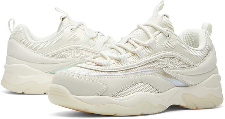 (W) Chaussures de Course Rétro FILA Ray Blanches F52W041101FSW Shop (W) Chaussures de Course Rétro FILA Ray Blanches F52W041101FSW