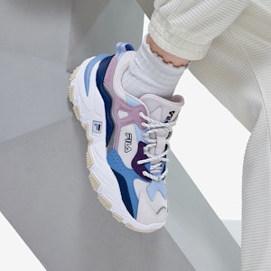 (W) Zapatillas FILA Ray Tracer 2 Retro 'Blanco Azul Rosa' F12W232140FNA 3