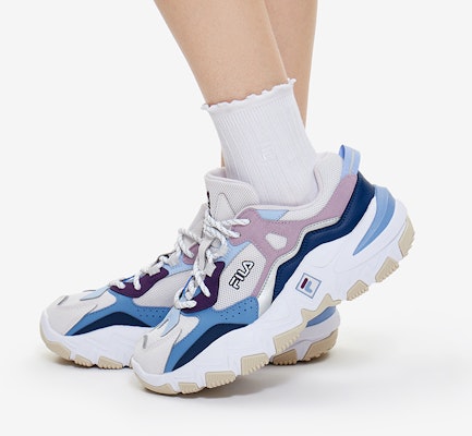 (W) Kasut Retro FILA Ray Tracer 2 'Putih Biru Merah Jambu' F12W232140FNA Sizing (W) Kasut Retro FILA Ray Tracer 2 'Putih Biru Merah Jambu' F12W232140FNA