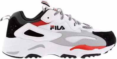 (Women) FILA Ray Tracer 'White Red'  5RM00532-116 (Women) FILA Ray Tracer 'White Red'  5RM00532-116