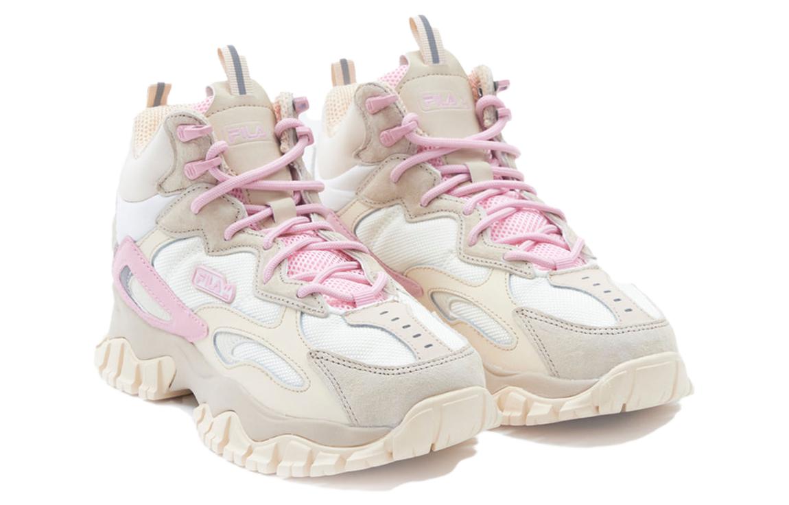 Lookbook (W) 휠라 레이 트레이서 TR 2 베이지 하이탑 5RM02243916-060