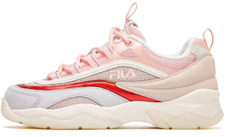 (Women) FILA Ray VNTG Running Shoes Pink/White/Red F12W021101FNP (Women) FILA Ray VNTG Running Shoes Pink/White/Red F12W021101FNP
