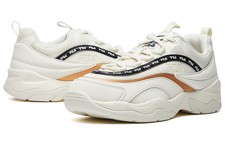 Shop (W) FILA Ray VNTG Laufschuhe Weiß/Schwarz/Gold F62W031112FSW