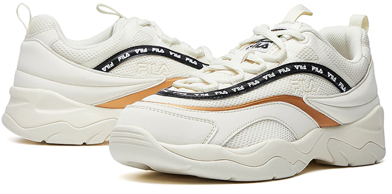 (W) FILA Ray VNTG Laufschuhe Weiß/Schwarz/Gold F62W031112FSW Shop (W) FILA Ray VNTG Laufschuhe Weiß/Schwarz/Gold F62W031112FSW