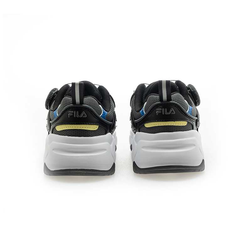 Lookbook (W) Fila Rayflide Dial KD 兒童籃球鞋 黑色公牛 FK261CD01X035-001