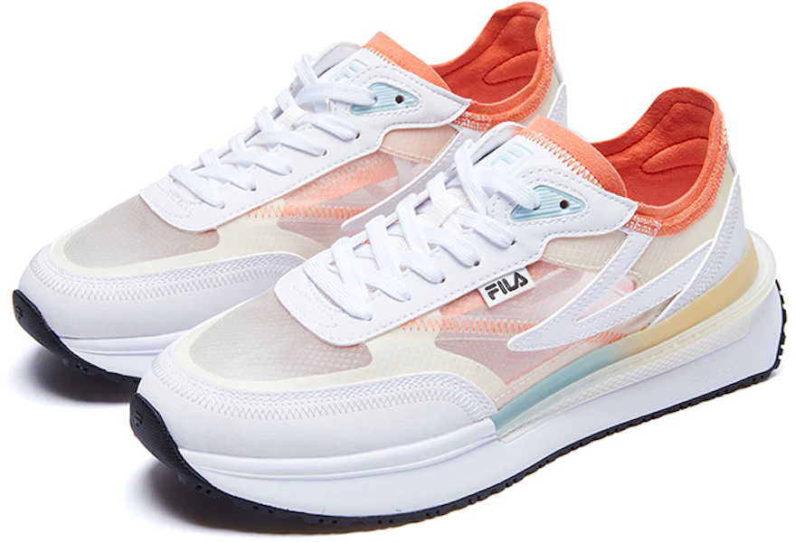 (W) Baskets FILA RENNO Classiques ''Blanc Orange'' F12W226122FSA Lookbook (W) Baskets FILA RENNO Classiques ''Blanc Orange'' F12W226122FSA