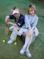 (Women) Fila Replica 2002 x Rena Grey/Green/Pink 11001RM03024H250 (Women) Fila Replica 2002 x Rena Grey/Green/Pink 11001RM03024H250