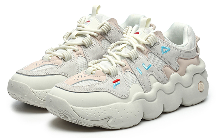 Order (W) Chaussures de Basketball Rétro FILA Blanches F12W141223FLA