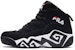 (W) FILA Retro High-Top Bola Keranjang 'Hitam Putih' F52W841201FBK