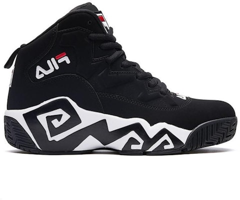 (Women) FILA Retro High-Top Basketball 'Black White' F52W841201FBK Order (Women) FILA Retro High-Top Basketball 'Black White' F52W841201FBK