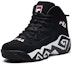 Lookbook (W) FILA Retro High-Top Bola Keranjang 'Hitam Putih' F52W841201FBK
