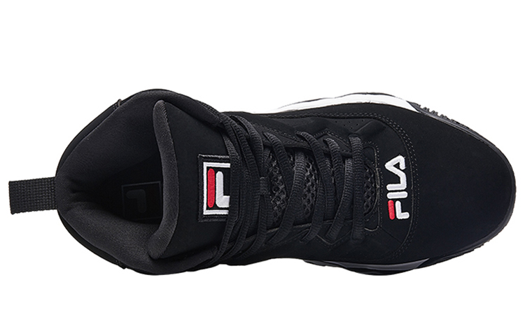 Shop (Women) FILA Retro High-Top Basketball 'Black White' F52W841201FBK