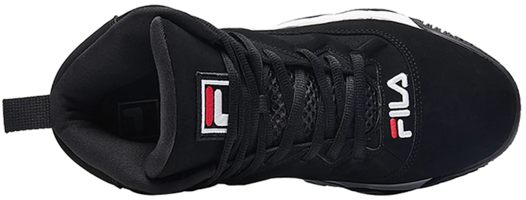 (Women) FILA Retro High-Top Basketball 'Black White' F52W841201FBK Shop (Women) FILA Retro High-Top Basketball 'Black White' F52W841201FBK
