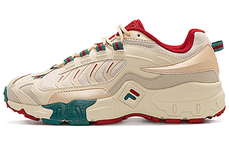 Buy Fila Fusion 斐樂潮牌 復古跑鞋 女款 金紅綠