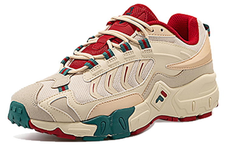 Order Fila Fusion 斐樂潮牌 復古跑鞋 女款 金紅綠