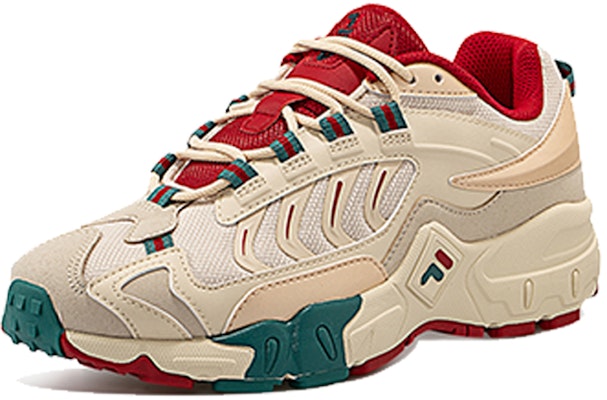 (W) FILAレトロランニングシューズ 金/赤/緑 T12W031109FAG Order (W) FILAレトロランニングシューズ 金/赤/緑 T12W031109FAG