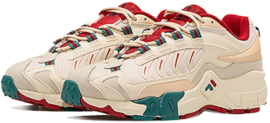 (W) FILAレトロランニングシューズ 金/赤/緑 T12W031109FAG Lookbook (W) FILAレトロランニングシューズ 金/赤/緑 T12W031109FAG