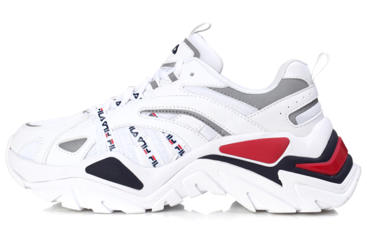 (Women) FILA Retro Running Shoes White/Black/Red 1JM00800_125
