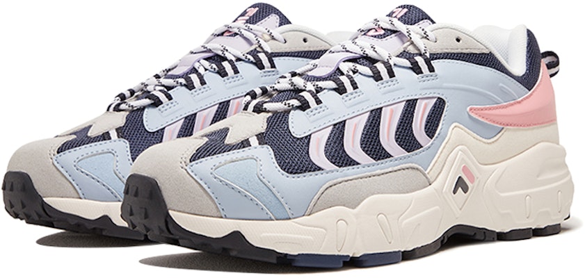 (Women) FILA Retro Shoe Blue 'Pink' F12W031110FIS Lookbook (Women) FILA Retro Shoe Blue 'Pink' F12W031110FIS