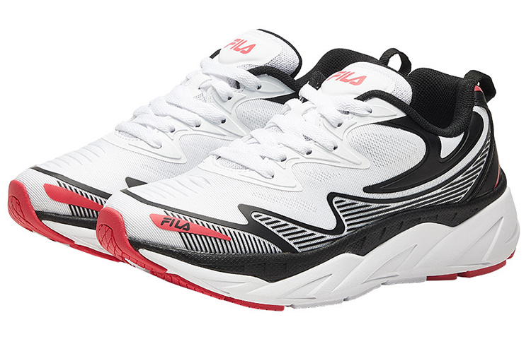Lookbook FILA斐樂 運動舒適 低幫 跑步鞋 女款 白黑