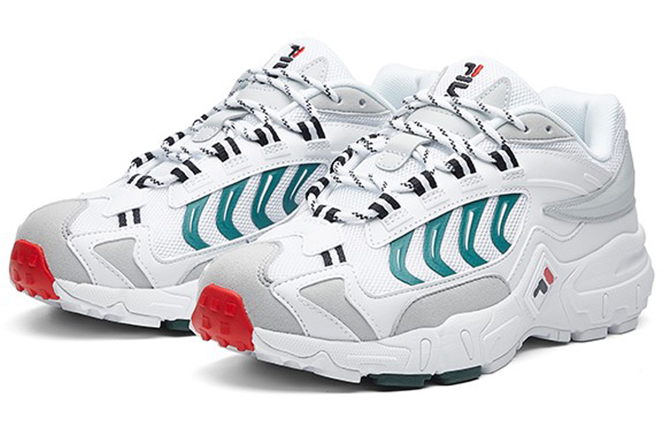 Order (W) FILA ランニングシューズ グレー/白/緑 F12W031110FWG