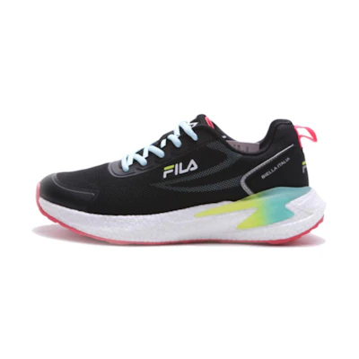 (W) FILA Running Shoes Low 'Black Pink Blue'